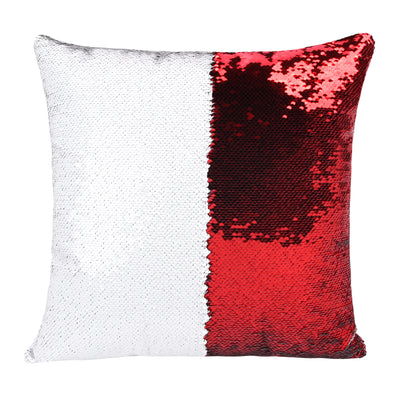 Sequins Throw Pillowcase with Custom Photo