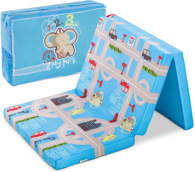 Sleeper Materassino per Lettino Da Viaggio - Materassino Pieghevole 60X120 Cm, Spessore 5 Cm - Tappeto Gioco Bambino Con Borsa Di Trasporto Inclusa - Playpark