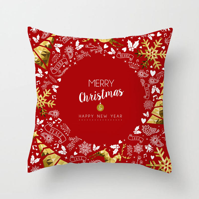 Christmas Linen Pillowcase