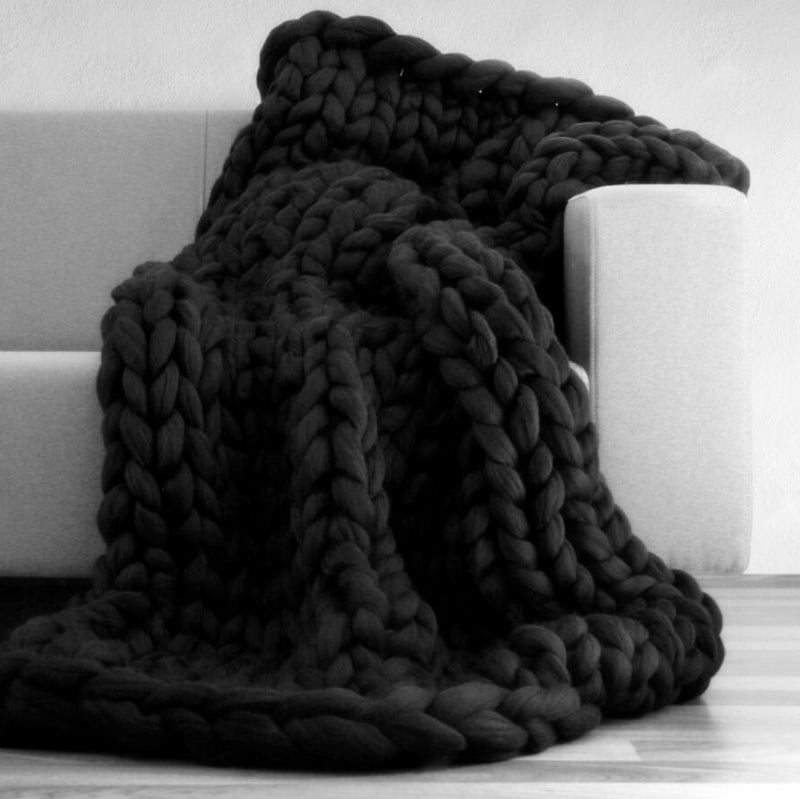 Acrylic Woven Super Thick Wool Blanket