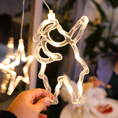 Divine Christmas LED Lights with Suction Holder