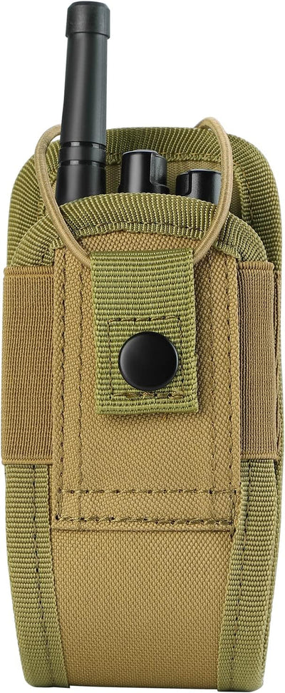 Molle Porta Radio Walkie Talkie Pouch Case per Cintura Di Servizio Radio Fondina Tattica Caccia Citofono Borsa Interfono