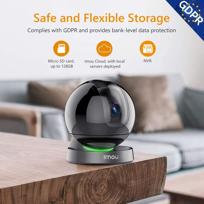 Telecamera Wi-Fi Interno, Videocamera Di Sorveglianza 1080P, Crociera Automatica & Tracciamento Intelligente, Sirena+Faretto & Audio Bidirezionale, Compatibile Con Alexa, Ranger PRO Aggiornato