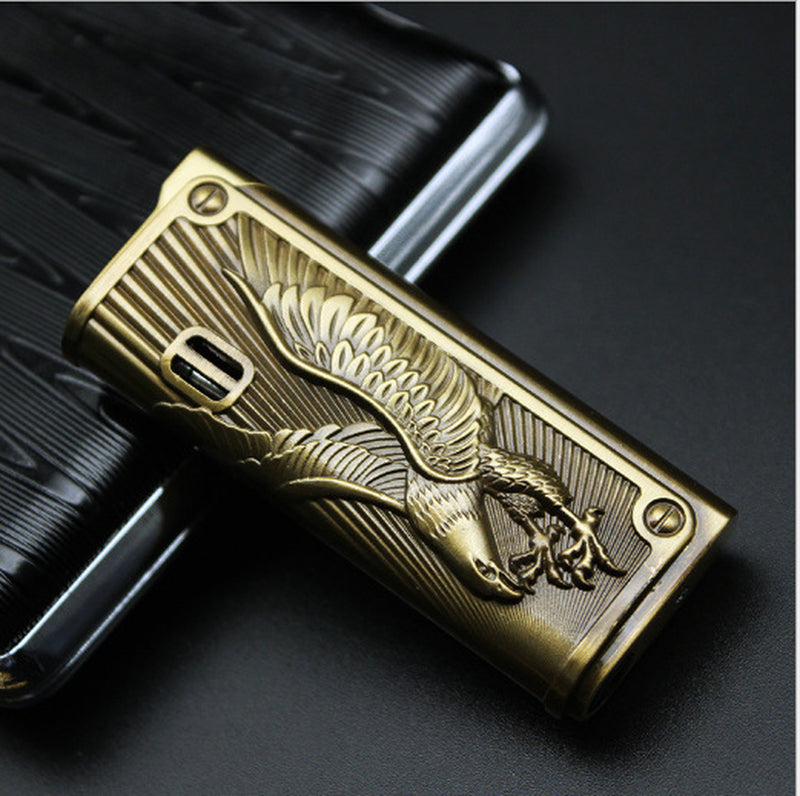 Personalized Embossed Inflatable Windproof Lighter with Foreskin