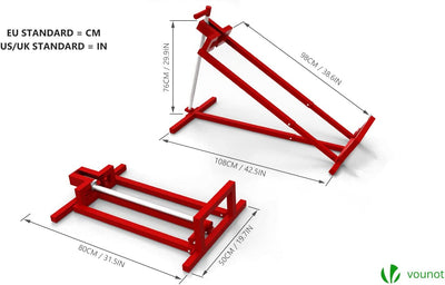 Sollevatore Trattore | Sollevatore Trattore Telescopico | 30% Risparmio Di Spazio | 400Kg Max