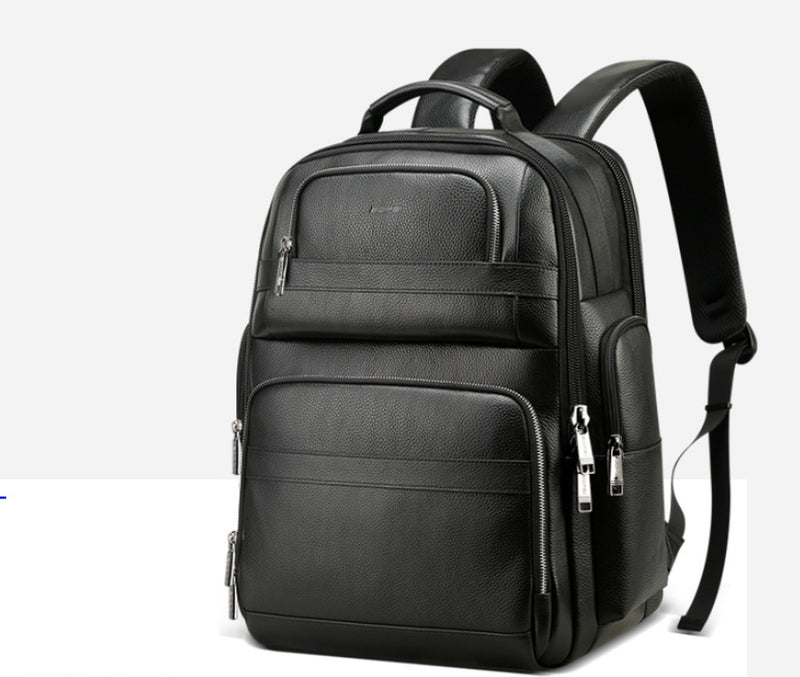 Top Layer Leather Backpack