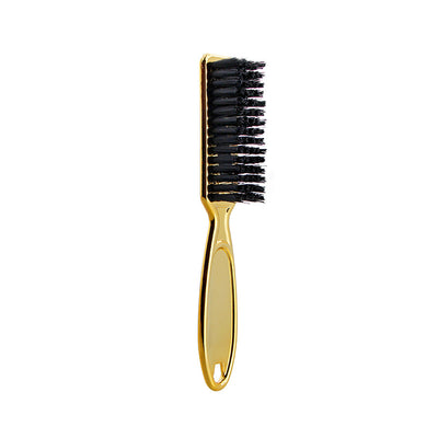 Retro Gradient Oil Head Electroplating Broken Hair Sweeping Neck Cleaning Beard Brush Hair Salon Hairdressing