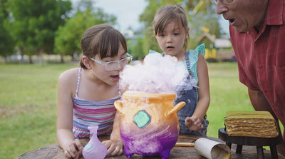 Magical Misting Cauldron with Interactive 8 Inch Pink Plush Toy