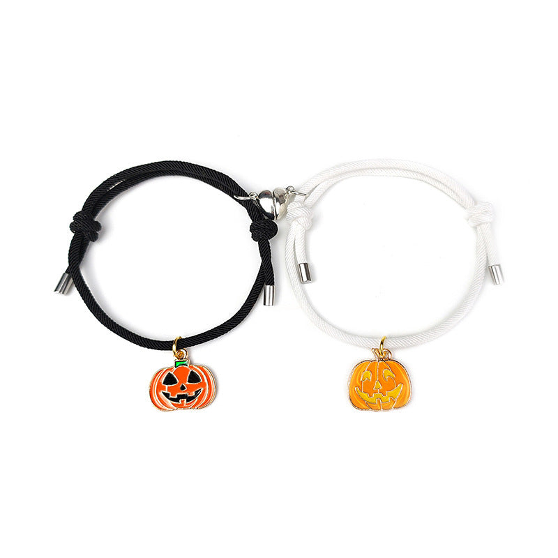 New Love Magnet Attracts a Pair of Halloween Lovers Bracelets