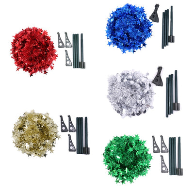 Artificial Tinsel Pop up Christmas Tree with Stand Gorgeous Collapsible Artificial Christmas Tree for Christmas Decorations