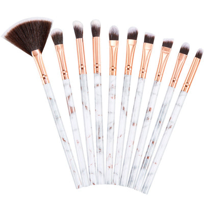 10 Marble Makeup Brush Sets, Beauty Tools, Blush, Eye Shadow, Face Modification, 5 Big 5 Small Explosions.