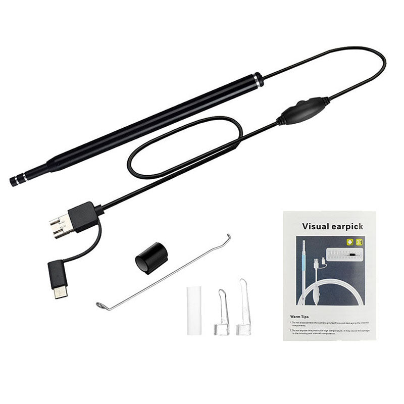 Three-In-One Ear Spoon Endoscope 1.3 Million High-Definition Otoscope