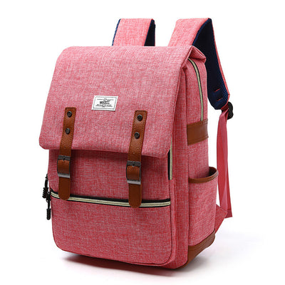 2021 Vintage Men Women Canvas Backpacks School Bags for Teenage Girls Laptop Backpack with USB Charging Fashion Travel