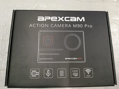 4K Action Cam Pro 20MP EIS WIFI Impermeabile 40M Sott'Acqua Ultra HD Action Camera Mic Esterno 2'' 2.4G Telecomando 170°Grandangolare Con 2X1200Mah Batterie E Kit Di Accessori