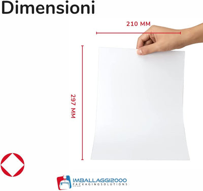 - Risma Carta A4, 1 Pack Da 500 Fogli A4 per Stampante, 80 Gr/Mq - Carta A4 Stampante, Ideale per Rifornimento Cancelleria Ufficio - Carta Stampante A4 Bianca per Tutte Le Stampanti