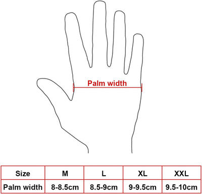 Guanti Impermeabili Da Gara Uomo Full Finger Touch Screen per Motocross Arrampicata Escursionismo Guanti Sportivi Outdoor