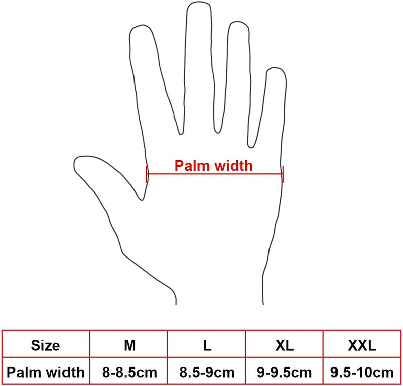 Guanti Impermeabili Da Gara Uomo Full Finger Touch Screen per Motocross Arrampicata Escursionismo Guanti Sportivi Outdoor