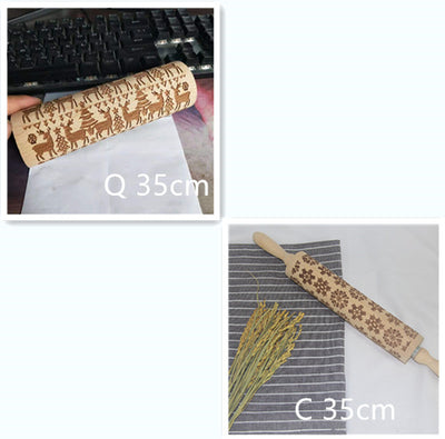 Roller Printed Cookie Dough Stick