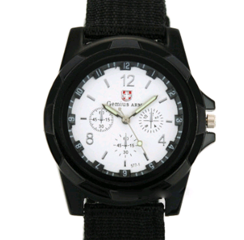 Cloth Belt Weaving Belt Military Watch Sea and Land Air Force Movement Quartz Military Watch