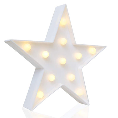 Decorative five-pointed star lights