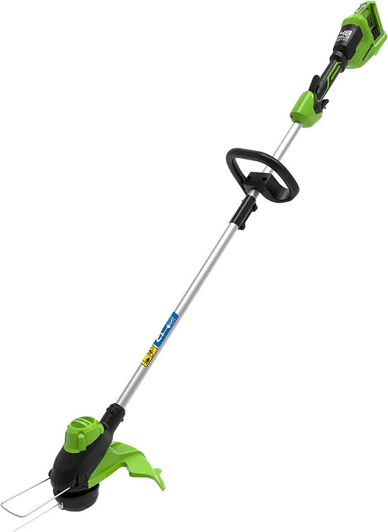 Greenworks 48V (2 × 24V) Tagliaerba a Batteria, Distanza Di Taglio 33 Cm, Diametro 2 Mm, Impugnatura Supplementare Rotonda, Peso Leggero, 3,6 Kg, Senza Batteria E Caricatore