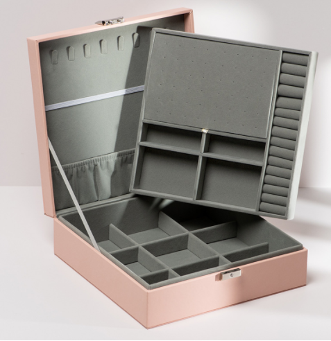 New Double-Layer Pu Leather Watch Jewelry Box