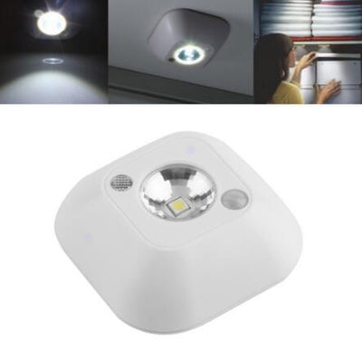 1pc New Mini Infrared Wireless Motion Sensor Night Light Ceiling Battery Powered Lamp Wholesale