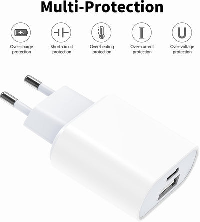 Caricabatterie USB C Caricatore per Iphone 14/13 /12/11 /Pro/Max/Mini/Se/X/Xr/Xs /8/7 /6S /5S, 20W USBC Rapido Alimentatore Presa Spina Ricarica Adattatore Muro Carica Spinotto