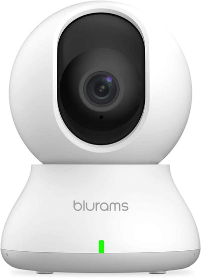 Telecamera Wi-Fi Interno,2K Videocamera Sorveglianza,Rotazione a 360°,Visione Notturna, Tracciamento Del Movimento,Audio Bidirezionale Compatibile Con Alexa&Google Assistant&Ifttt