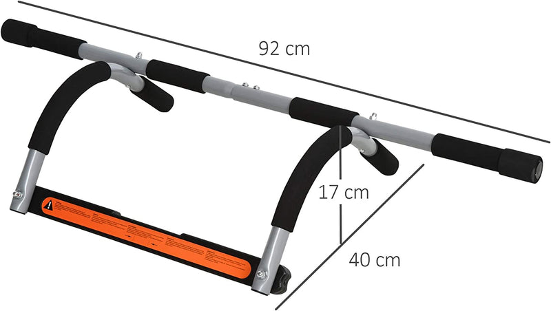 Barra per Trazioni a Pressione per Porta, Installazione Senza Viti E Telaio in Tubi Di Acciaio, Peso Max: 110 Kg