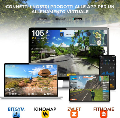 NEXT 2000 Tapis Roulant Elettrico Pieghevole 12 Km/H, CONTROLLO GESTUALE O Tramite Tasti, Brand Italiano, Ampia Superfice Corsa, Telaio Rinforzato, APP Kinomap Zwift Bitg, Salvaspazio, Your Move