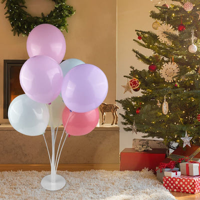 4 Pz Supporto per Palloncino - Porta Palloncini, Aste per Palloncini per Matrimoni, Compleanni, Feste, Trasparente