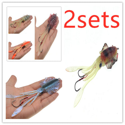 Leaded Luminous Imitation Squid Bait