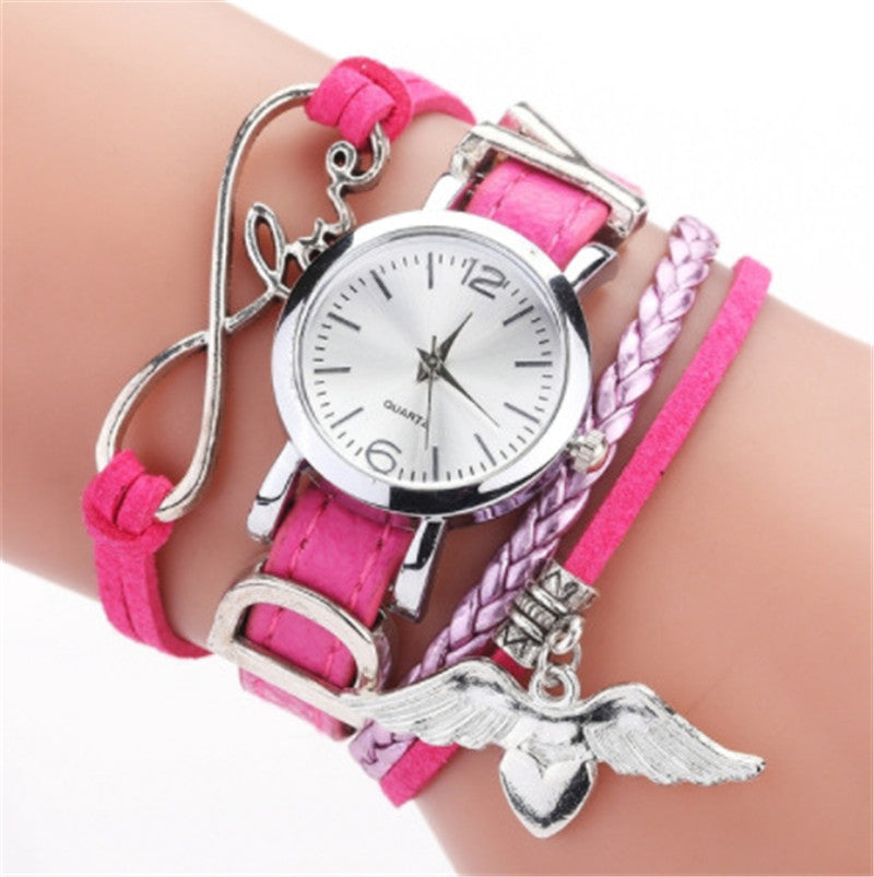 Fashion Quartz Watch Casual Woven Belt Watch