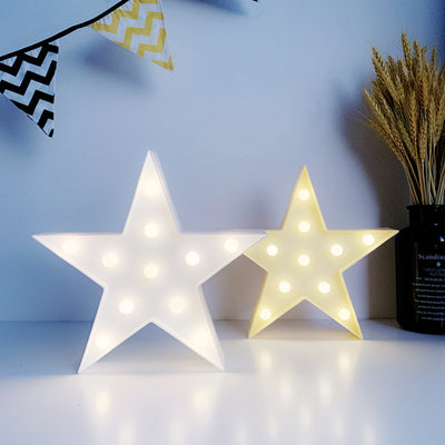 Decorative five-pointed star lights