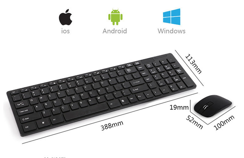 Compatible with Wireless Keyboard and Mouse Set HK-06 Notebook Keyboard