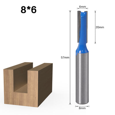 8mm shank woodworking slotting straight knife