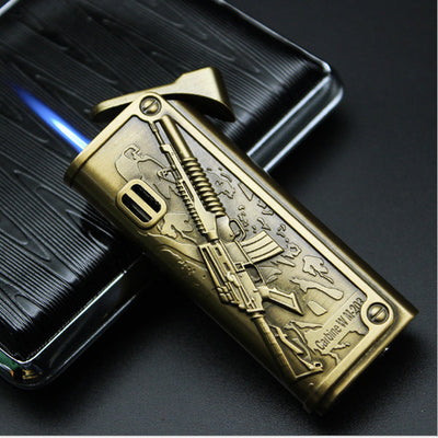 Personalized Embossed Inflatable Windproof Lighter with Foreskin