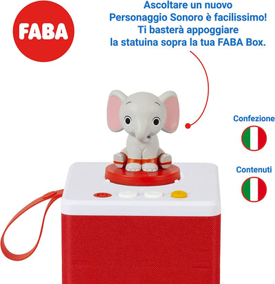 - Raccontastorie Bianco - Cantastorie per Bambini, Cassa Audio Con Personaggio Sonoro Ele L'Elefante, Gioco Educativo, Contenuti Da 0 a 6 Anni