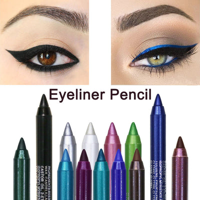 Eyeliner Dual Use Gel Eyeliner Pen for Long Lasting Waterproof and Sweat Proof