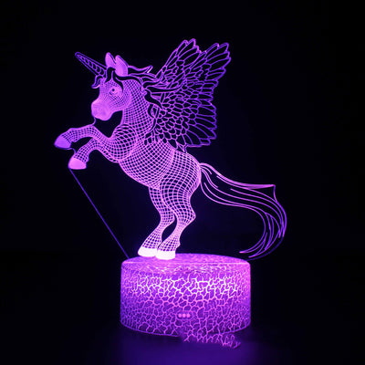 LED Colorful Touch Remote Control Creative Desk Lamp