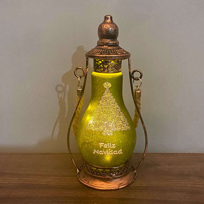 Decorate led oil lamp hotel family christmas