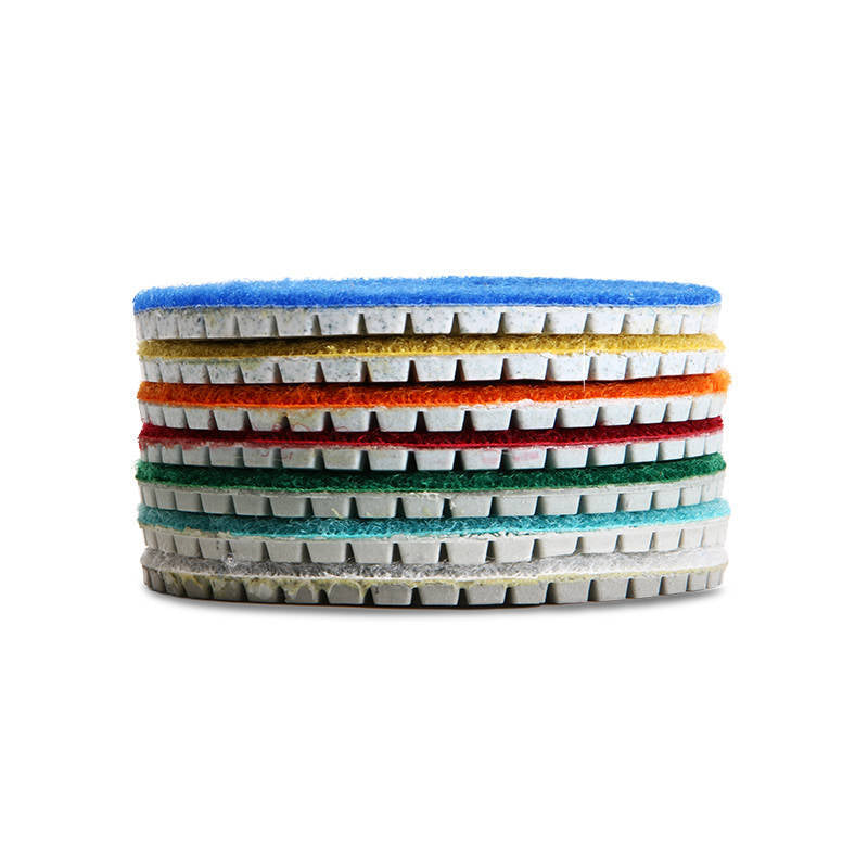 Stone polishing pad