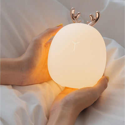 Cute pet silicone touch led night light