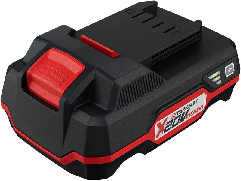 Parkside Batteria E Caricabatteria 20 V 2 Ah Con Bilanciamento Delle Celle Compatibile Con Tutta La Serie X TEAM 20 V