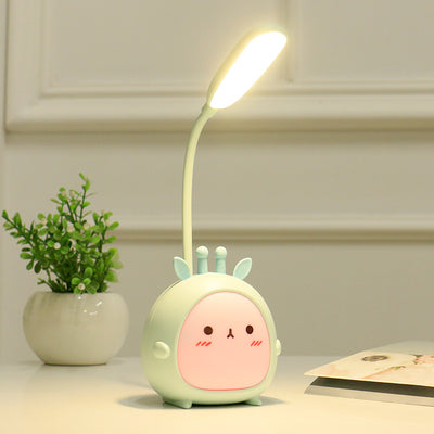 Cartoon Deer Cute Led Charging Eye Protection Student Bedroom Dormitory Folding Reading Lamp