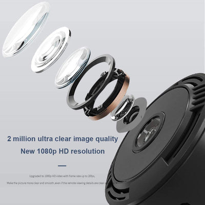 Telecamera Spia, 1080P HD Telecamera Nascosta Wifi Senza Fili Microcamera per Casa Lunga Durata Batteria Mini Videocamera Sorveglianza Interno Con Visione Notturna Rilevamento Di Movimento