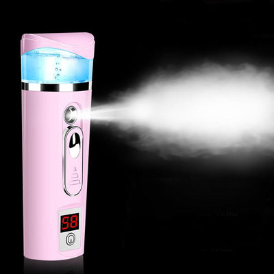 Skin Tester Hydrating Instrument Portable Charging Treasure Nano Sprayer Humidification Hydrating Beauty Instrument Steaming Face