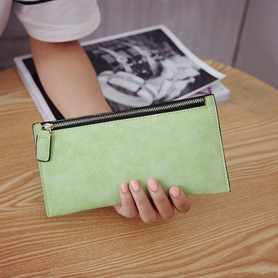 Women'S Purse Ladies Wallet Long Money Bags Simple Style