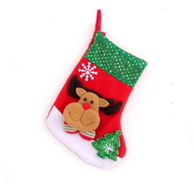 Christmas Decorations Santa Claus Socks Christmas Tree Pendant Christmas Socks Gift Bag Christmas Bag